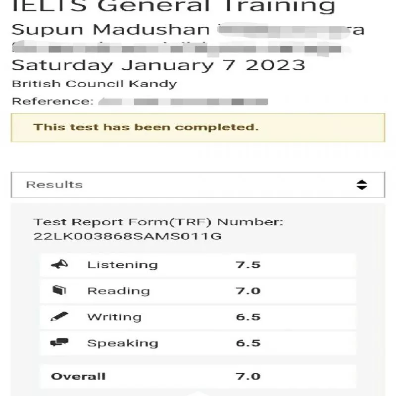 IELTS Indivdual Coaching Sessions