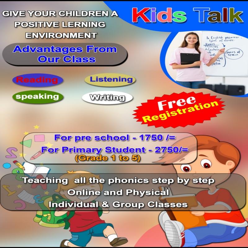 English spoken & syllabus classes for students