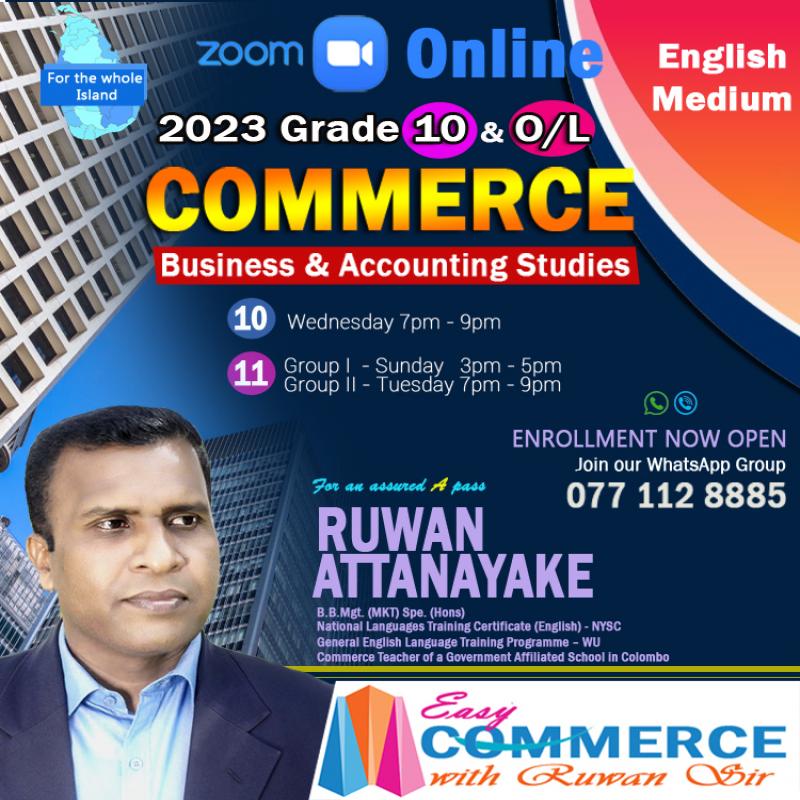 Online English Medium Business & Accounting Studies 2023 Grade 10 & 11