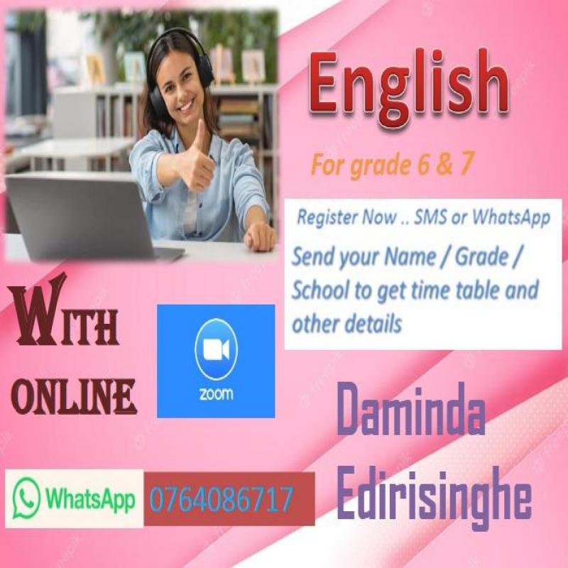 English class for grade 6 &7