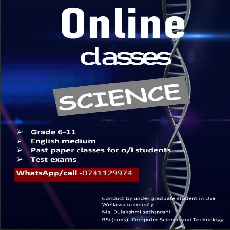 English meedium Science class for 6-11