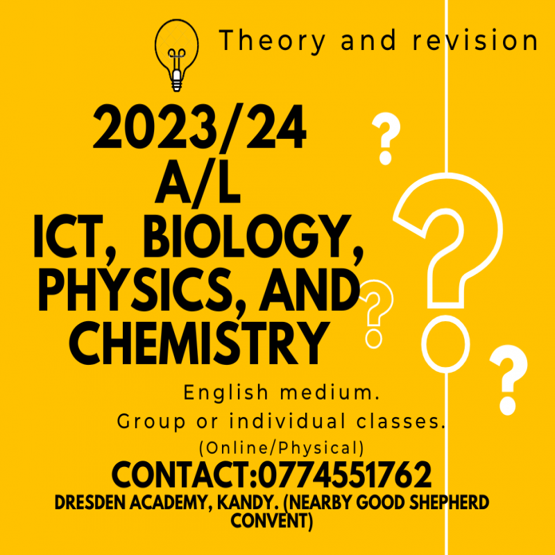 Al/ ICT, Biology, Physics and Chemistry( 2023/2024)