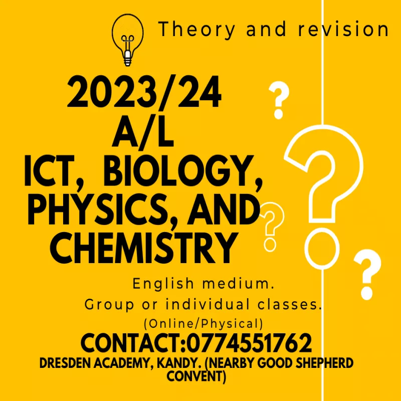 Al/ ICT, Biology, Physics and Chemistry( 2023/2024)