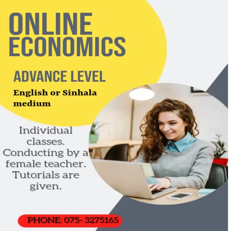 Economics -Online classes  Advance Level