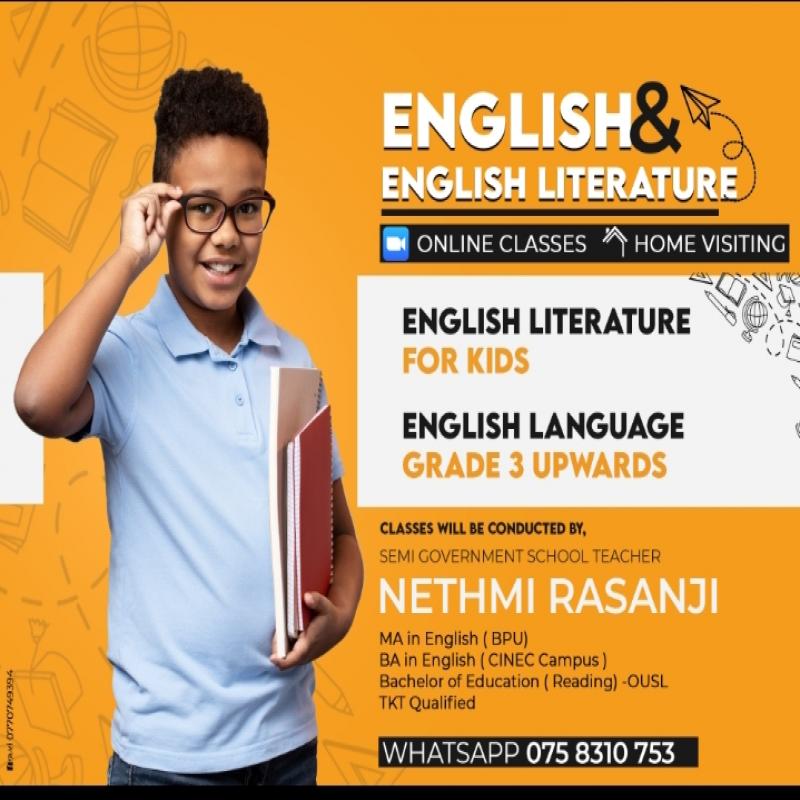 English and English literature teacher