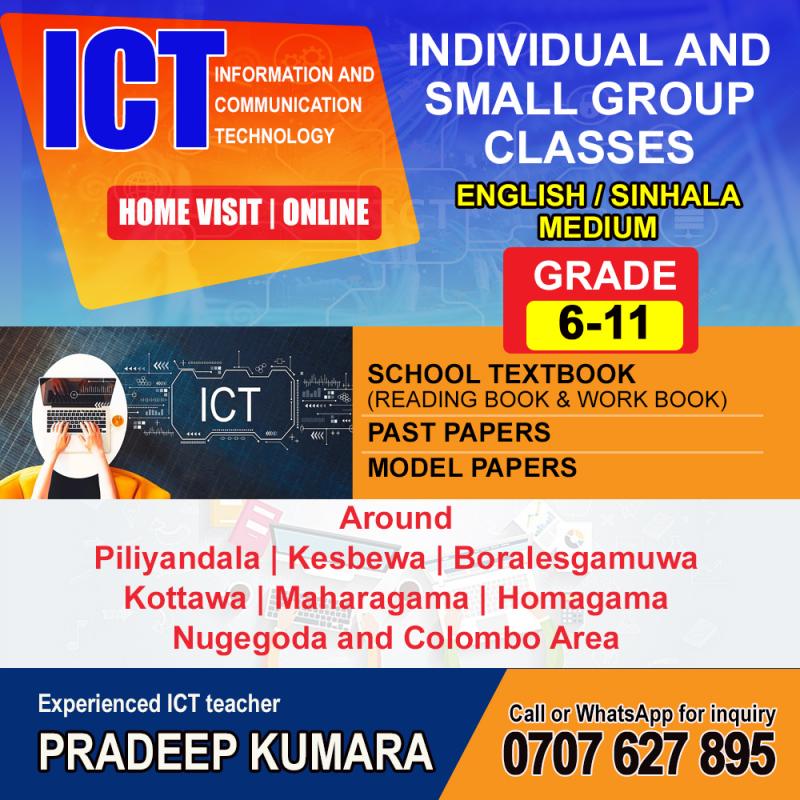 ICT For Grade 7 to O/L