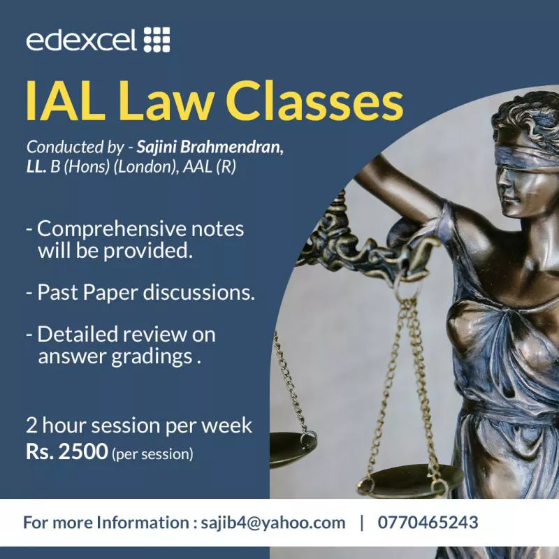 Edexcel A/L (IAL) - Law Classes