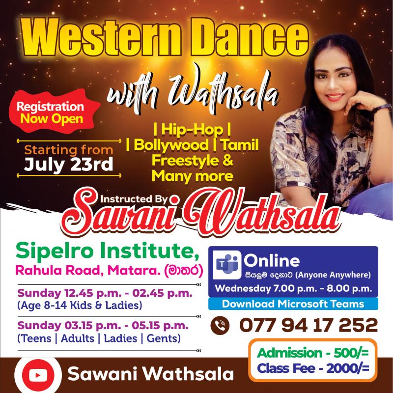 Western Dance Freestyle Bollywood Dancing Classes in Matara