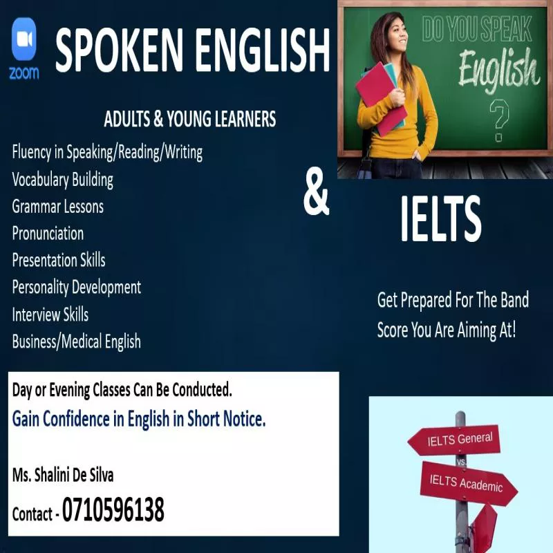 Spoken English For Children & Adults/IELTS