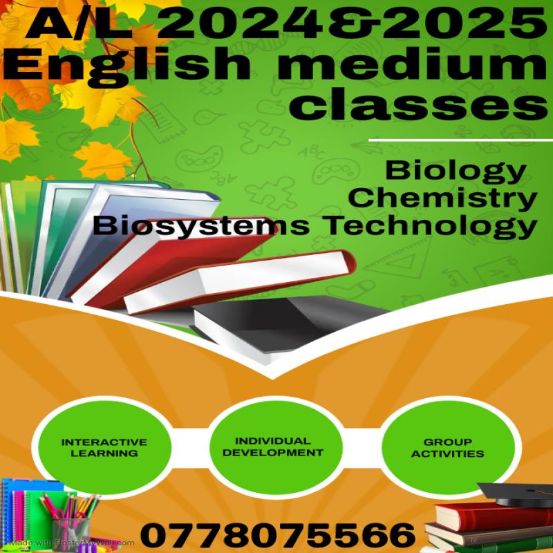 Biology and Chemistry online classes