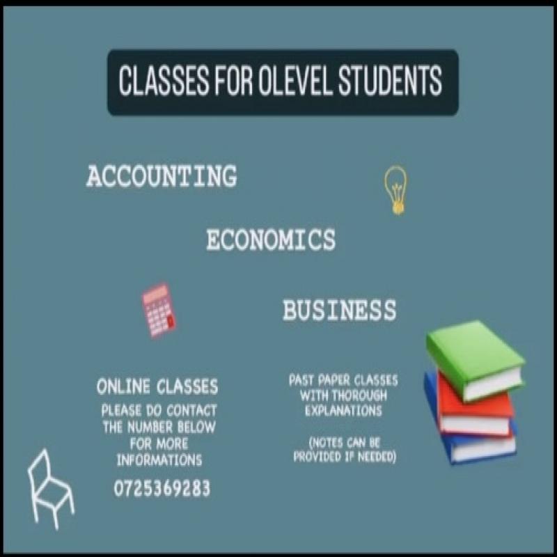 Classes for OLEVEL students