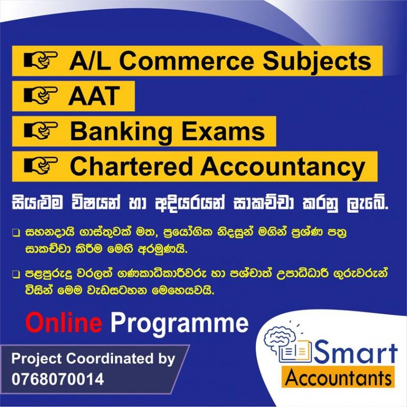 OL (Maths and business studies),AL commerce,AAT,CA