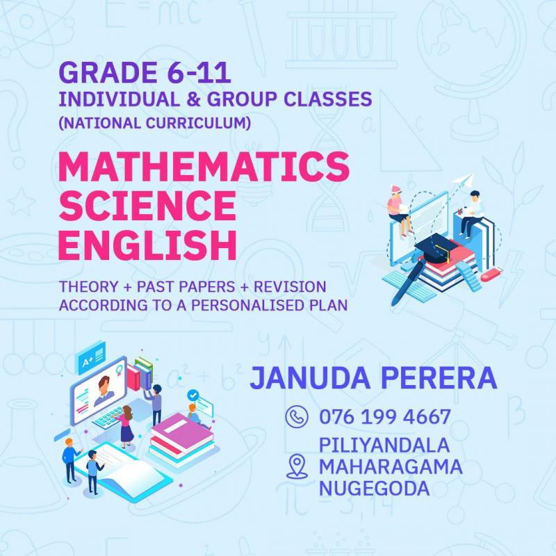 Mathematics & Science for O/Ls (Grade 6-11)