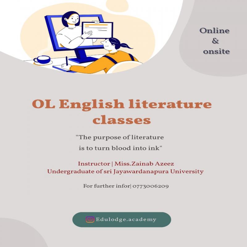 English Literature for OLs (National syllabus)