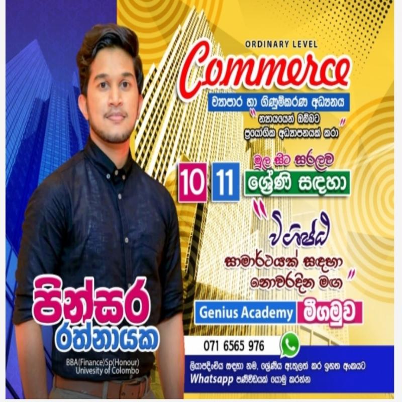 ව්‍යාපාර හා ගිණුම්කරණ අධ්‍යයනය