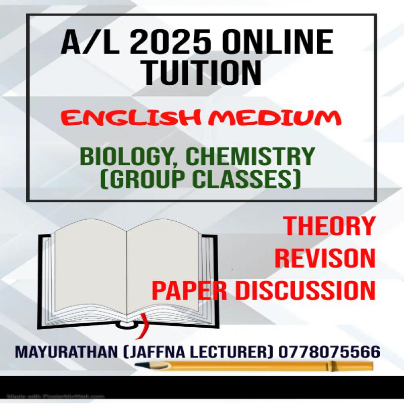 Online Bio/Chemistry EM 2025 group classes