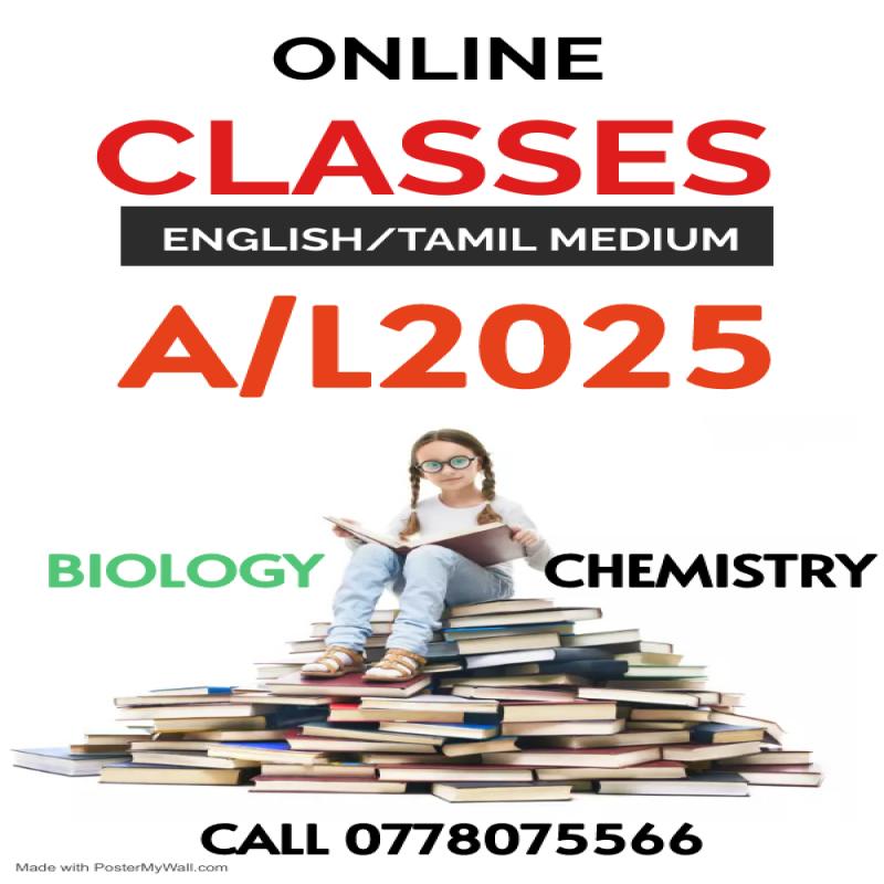 2025.2024 A/L EM/TM Chemistry And Biology