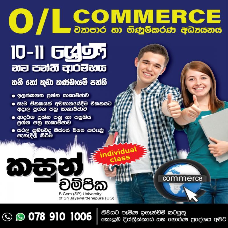 ව්‍යාපාර හා ගිණුම්කරණ අධ්‍යයනය