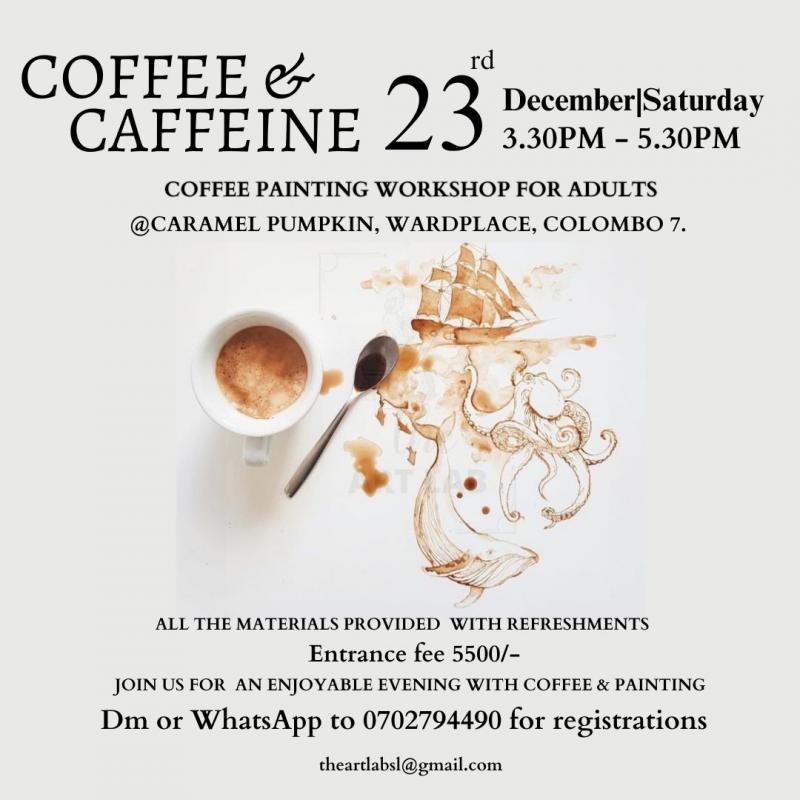 coffee painting workshop