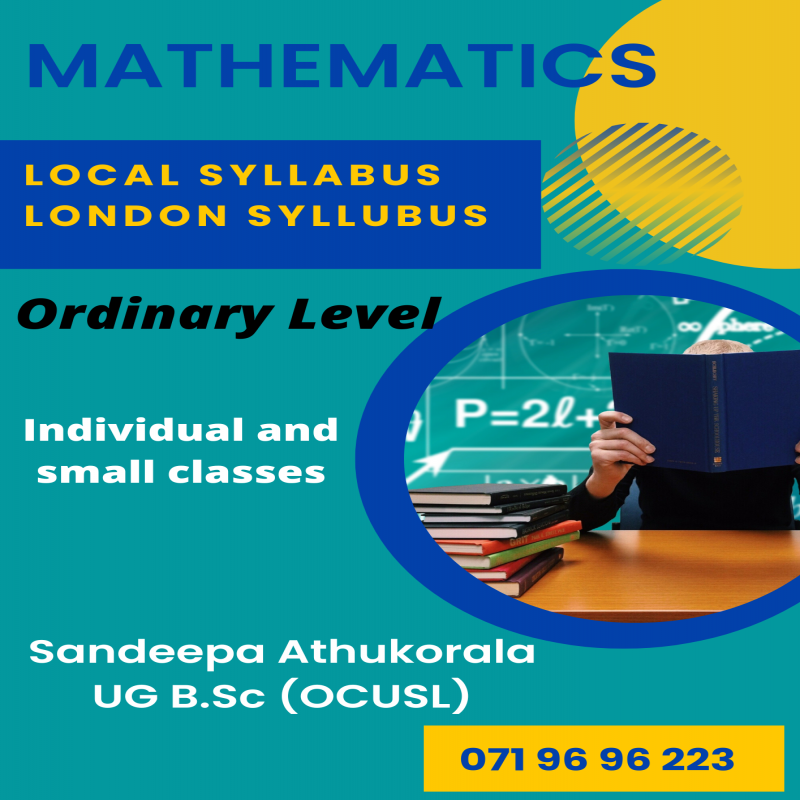 Mathematics in English medium