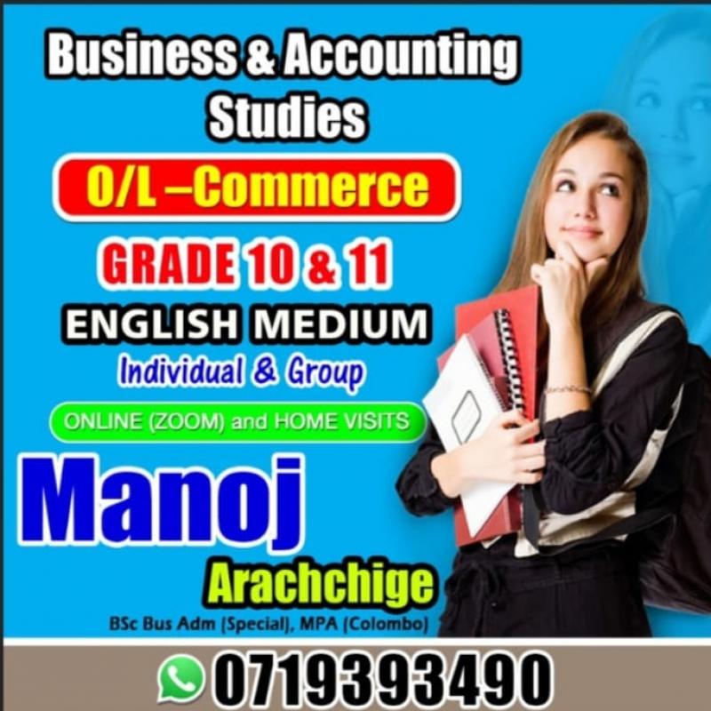 O/L Business & Accounting Studies-ENGLISH MEDIUM