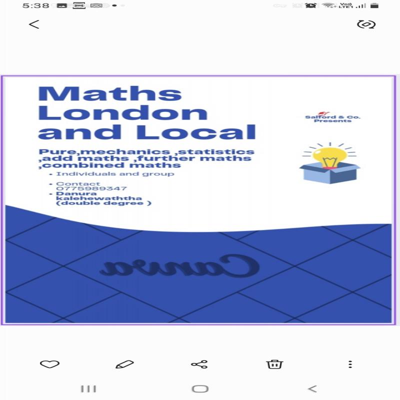 Combined maths theory revision