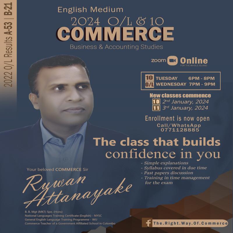Online English Medium Business & Accounting Studies 2024 Grade 10 & 1