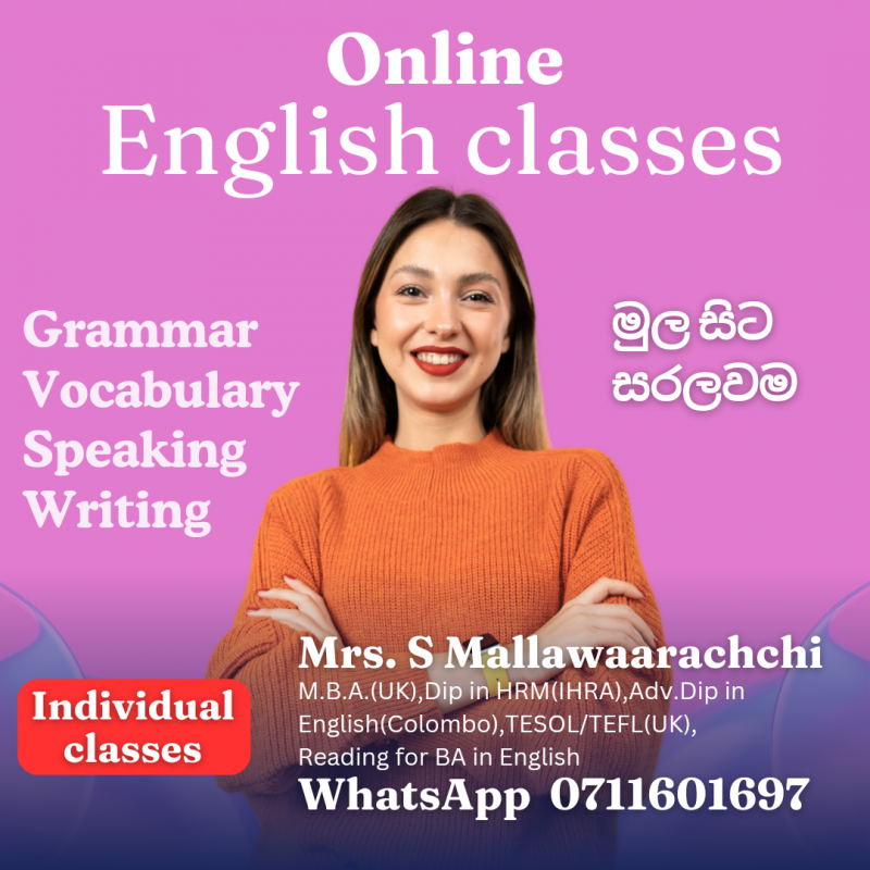 English Classes for Adults