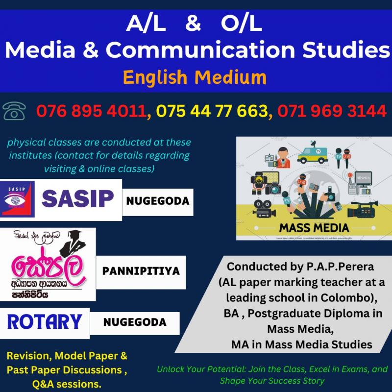 Media and Communcation Classes - OL and AL