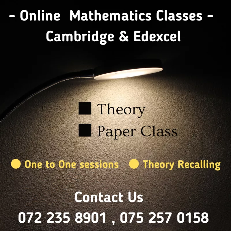 Cambridge & Edexcel Mathematics classes
