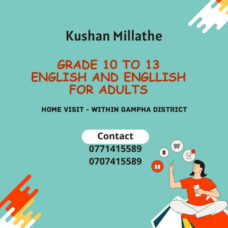 English for school students and adults