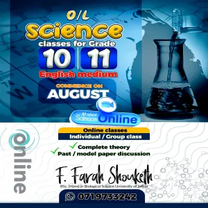 Online Science Classes for Grade 10 & 11 (English medium)