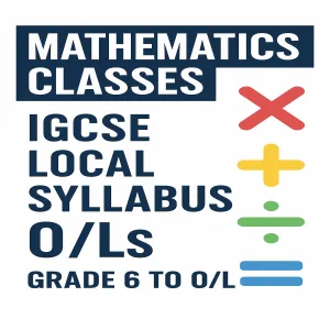 Mathematics Classes – IGCSE Grade 6 to O/L