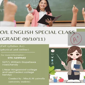 Definitely A+  for O/L English