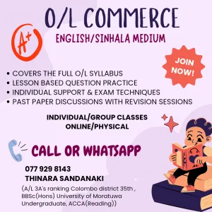 O/L COMMERCE (Local Syllabus)