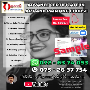 Advanced Certificate In Art And Painting Course