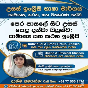 Online and Physical English Spoken and Syllabus classes for students