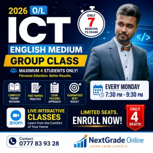 2026 O/L - ICT Revision Group Class (4 Students)