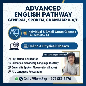 Online and Physical English Spoken and Syllabus classes for students