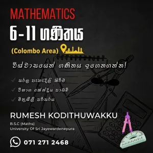 6-11 ගණිතය Individual  Class