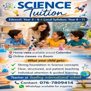 EDEXCEL| LOCAL SCIENCE CLASSES Year 03-09