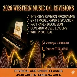 Western Music Classes for Grade 6 to 11