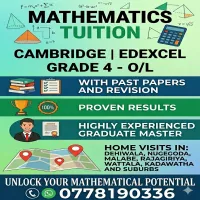 Mathematics Grade 4 - 11 Edexcel , Cambridge and Local