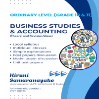 Business Studies & Accounting - Grade 10/11 (English Medium)