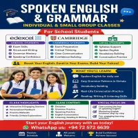 Spoken English & Grammar Classes for School Students