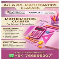 Cambridge and Edexcel Maths classes