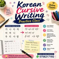 Korean Cursive Writing System