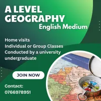 Advanced Level Geography - English Medium