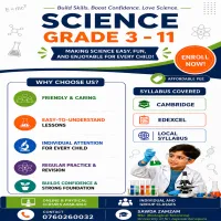 Science Tutor ( English & Sinhala Medium)