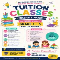 Grade 1-5 Maths and English Subjects